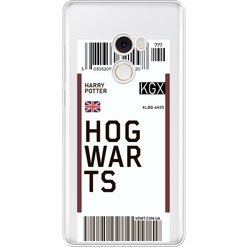 Прозрачный чехол Uprint Xiaomi Mi Mix 2 Ticket Hogwarts