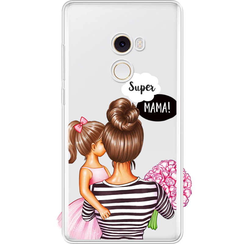 Прозрачный чехол Uprint Xiaomi Mi Mix 2 Super Mama and Daughter