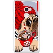 Прозрачный чехол Uprint Xiaomi Mi Mix 2 Winter Puggy