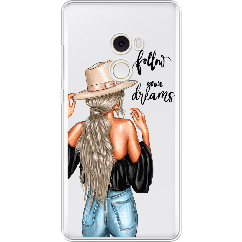 Прозрачный чехол Uprint Xiaomi Mi Mix 2 Follow Your Dreams