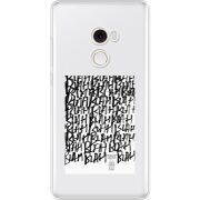 Прозрачный чехол Uprint Xiaomi Mi Mix 2 Blah Blah