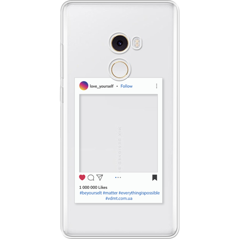 Прозрачный чехол Uprint Xiaomi Mi Mix 2 Insta