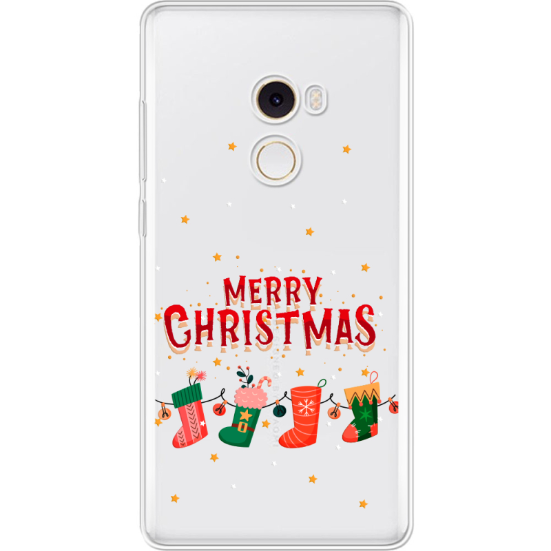 Прозрачный чехол Uprint Xiaomi Mi Mix 2 Merry Christmas