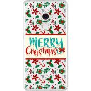 Прозрачный чехол Uprint Xiaomi Mi Mix 2 Vintage Christmas Pattern