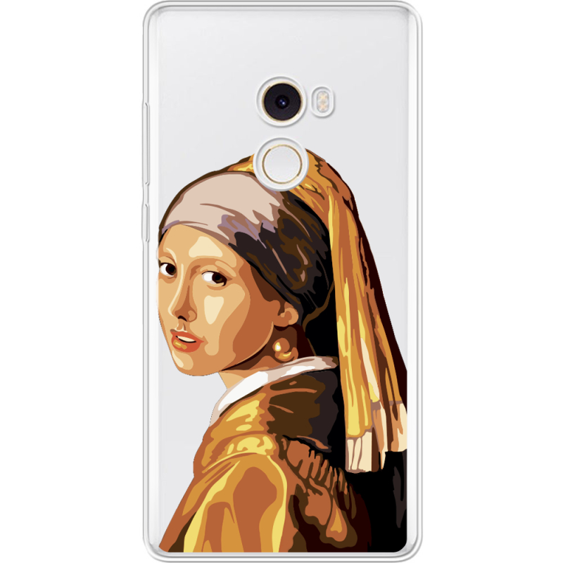 Прозрачный чехол Uprint Xiaomi Mi Mix 2 Девушка с жемчужной серёжкой