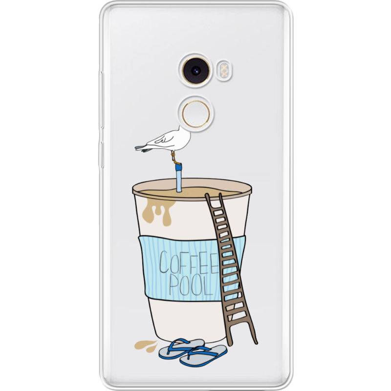 Прозрачный чехол Uprint Xiaomi Mi Mix 2 Segull in Cofee Pool