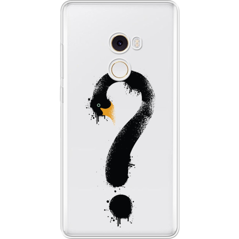 Прозрачный чехол Uprint Xiaomi Mi Mix 2 Swan question