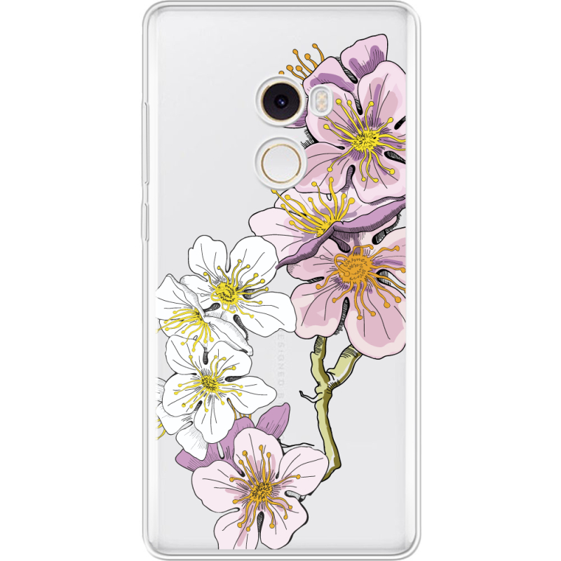 Прозрачный чехол Uprint Xiaomi Mi Mix 2 Cherry Blossom