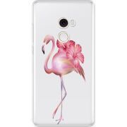 Прозрачный чехол Uprint Xiaomi Mi Mix 2 Floral Flamingo
