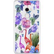 Прозрачный чехол Uprint Xiaomi Mi Mix 2 Flamingo