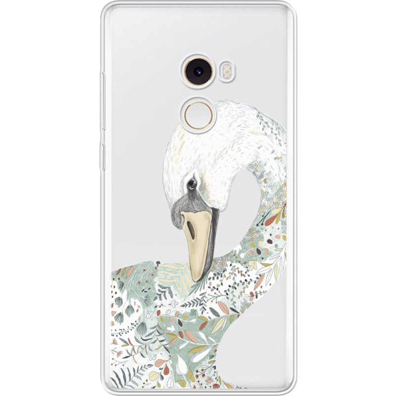 Прозрачный чехол Uprint Xiaomi Mi Mix 2 Swan