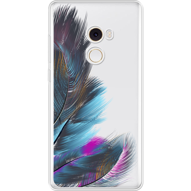 Прозрачный чехол Uprint Xiaomi Mi Mix 2 Feathers