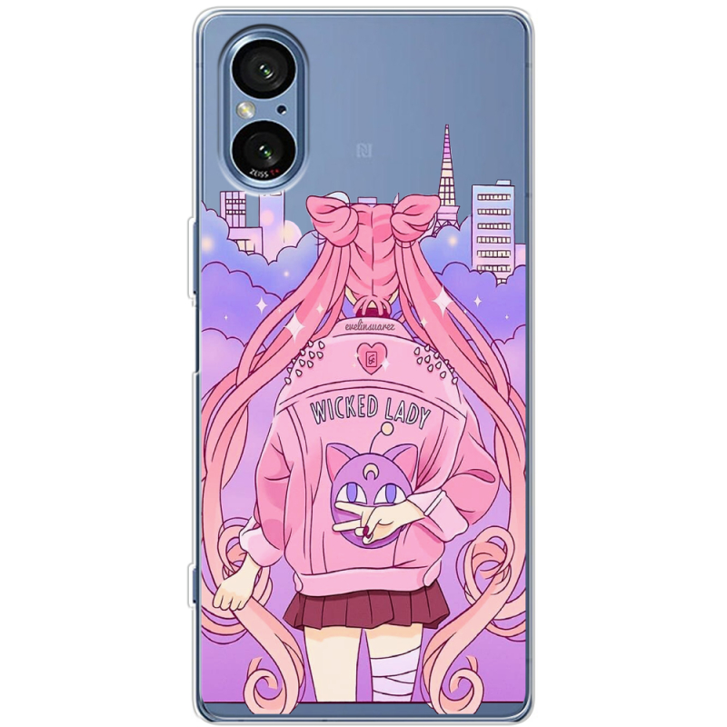 Прозорий чохол BoxFace Sony Xperia 5 V Wiked Lady