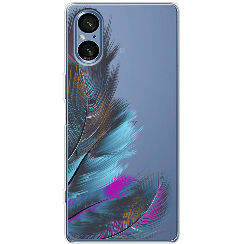 Прозорий чохол BoxFace Sony Xperia 5 V Feathers