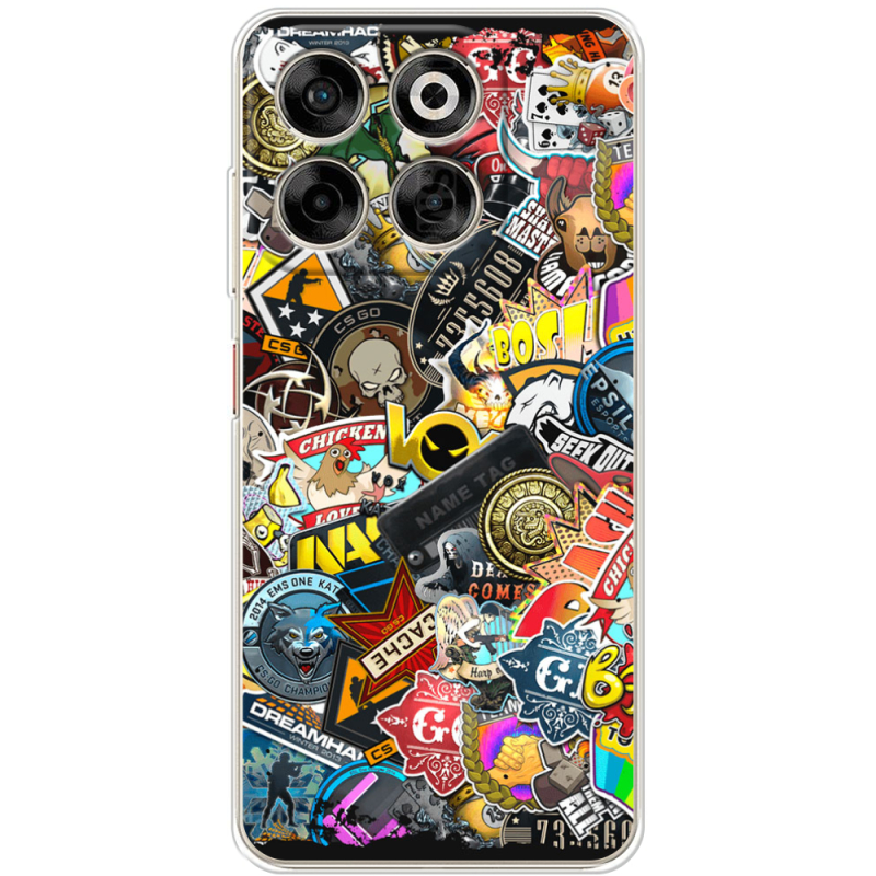 Чохол BoxFace ZTE Blade V70 CS:Go Stickerbombing