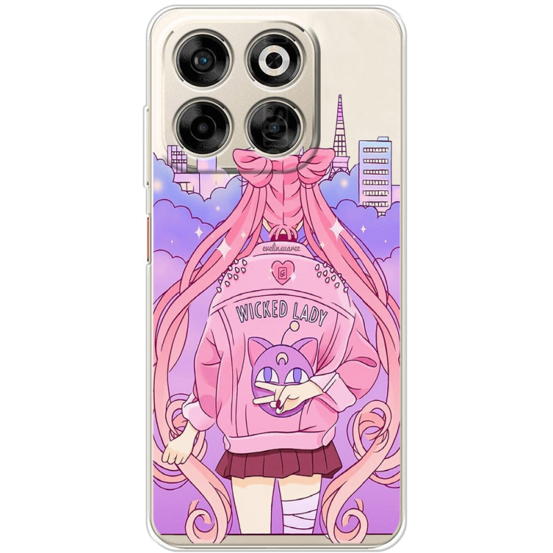 Прозорий чохол BoxFace ZTE Blade V70 Wiked Lady