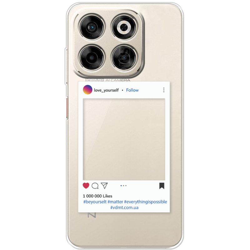 Прозорий чохол BoxFace ZTE Blade V70 Insta