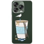 Прозорий чохол BoxFace Nubia V70 Design Segull in Cofee Pool