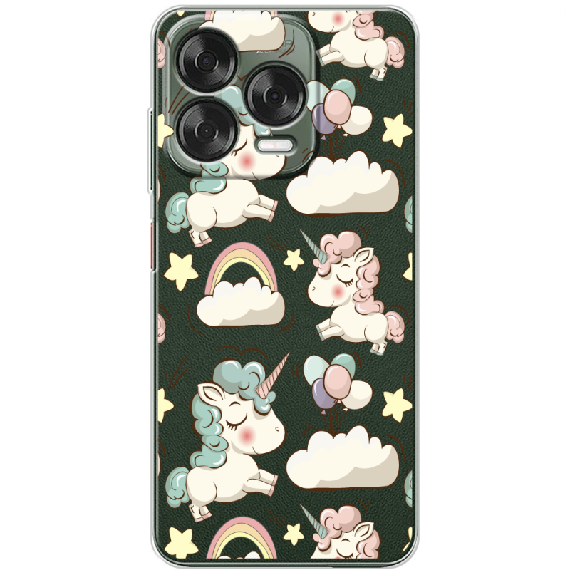 Прозорий чохол BoxFace ZTE Blade V70 Design Unicorns