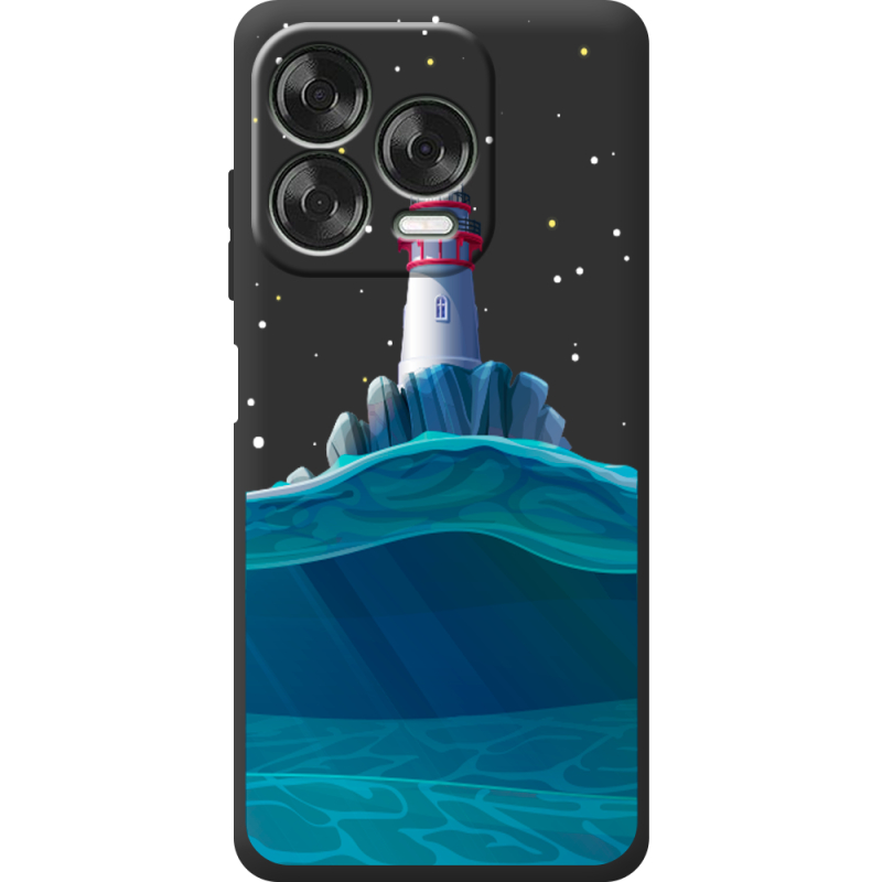 Чорний чохол BoxFace ZTE Blade V70 Design Lighthouse