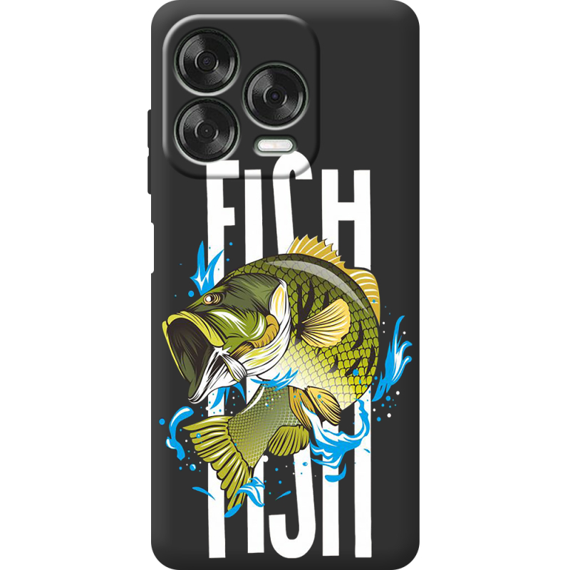 Чорний чохол BoxFace ZTE Blade V70 Design Fish