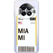 Прозорий чохол BoxFace Realme 13 5G Ticket Miami