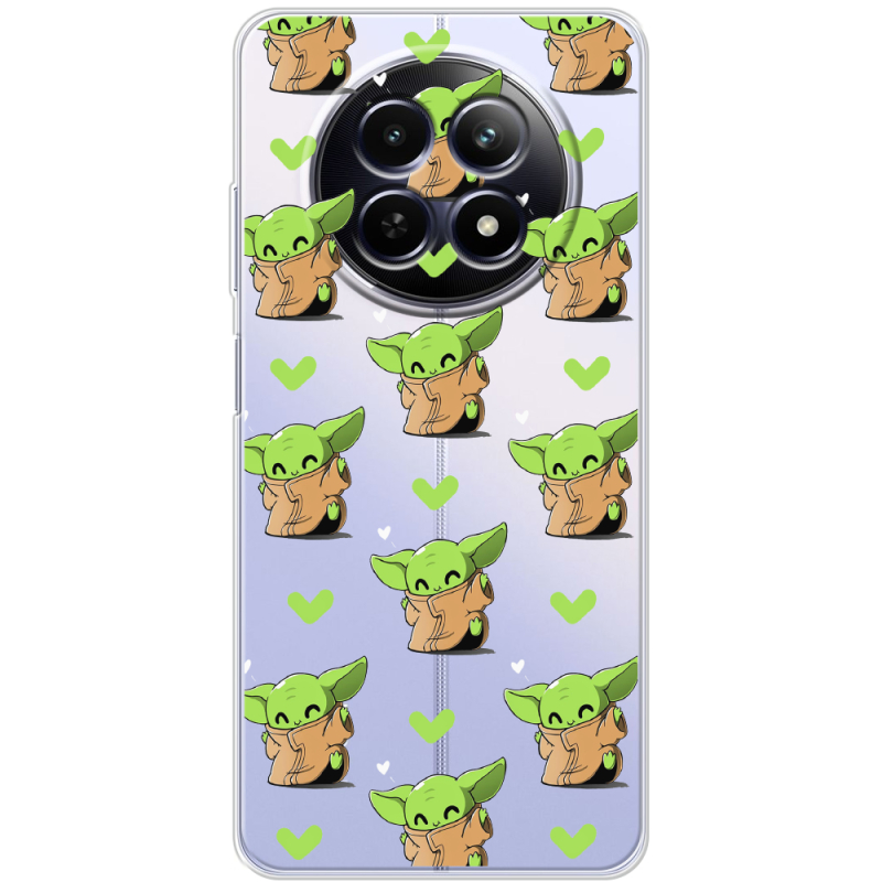 Прозорий чохол BoxFace Realme 13 5G Pattern Baby Yoda