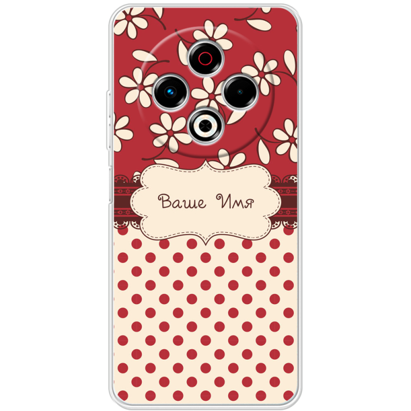 Чохол BoxFace Tecno Spark 30 4G Именной Polka Dots