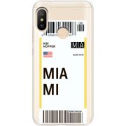 Прозрачный чехол Uprint Xiaomi Mi A2 Lite Ticket Miami