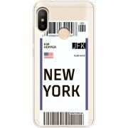 Прозрачный чехол Uprint Xiaomi Mi A2 Lite Ticket New York