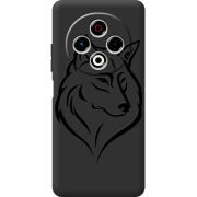 Чорний чохол BoxFace Tecno Spark 30 4G Wolf