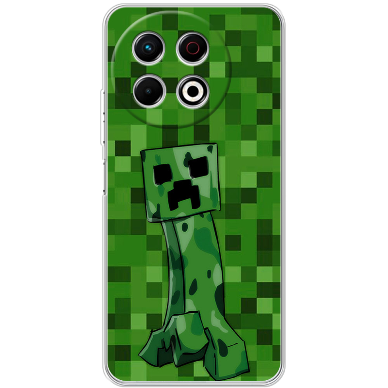 Чохол BoxFace Tecno Spark 30 Pro 4G Minecraft Creeper