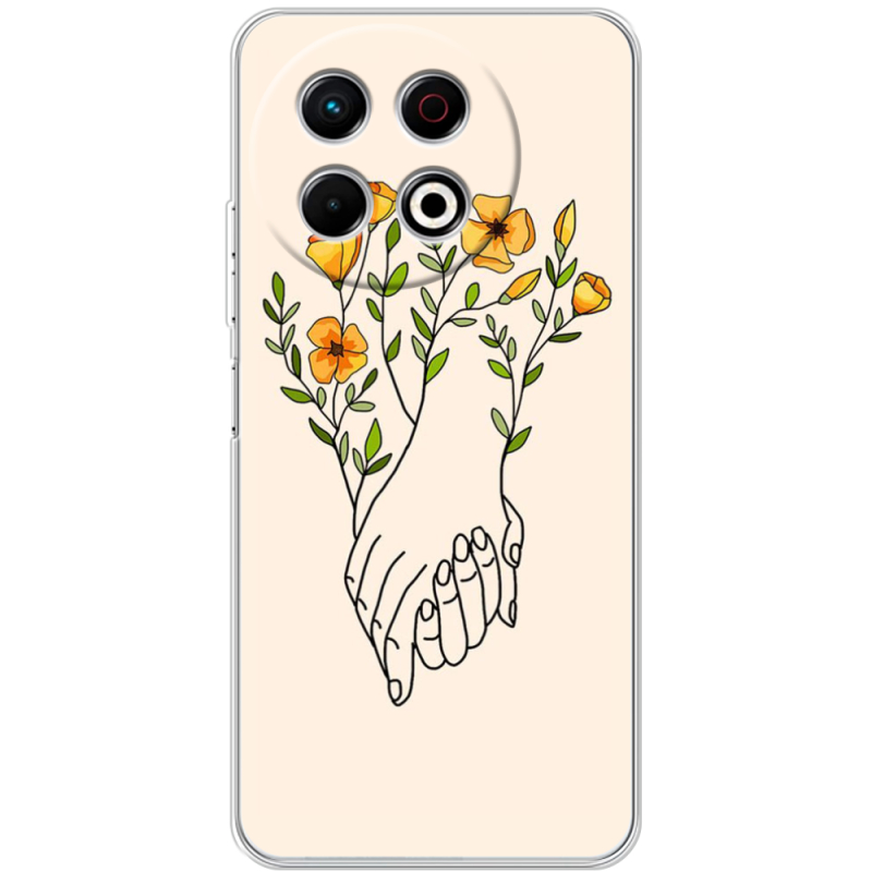 Чохол BoxFace Tecno Spark 30 Pro 4G Flower Hands