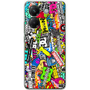 Чохол BoxFace Poco M7 Pro 5G Multicolored Inscriptions