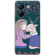 Чохол BoxFace Poco M7 Pro 5G Girl and deer