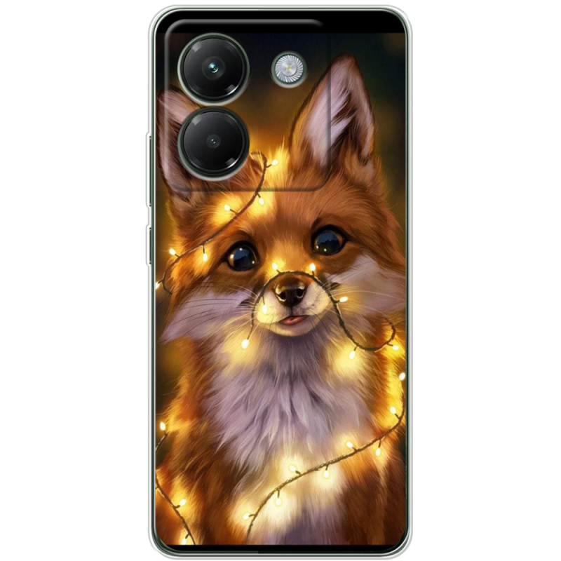 Чохол BoxFace Poco M7 Pro 5G Різдвяна лисичка