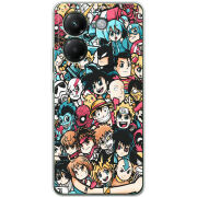 Чохол BoxFace Poco M7 Pro 5G Anime Stickers