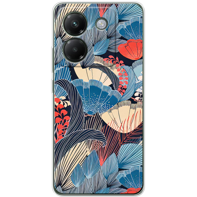 Чохол BoxFace Poco M7 Pro 5G Blue Herb