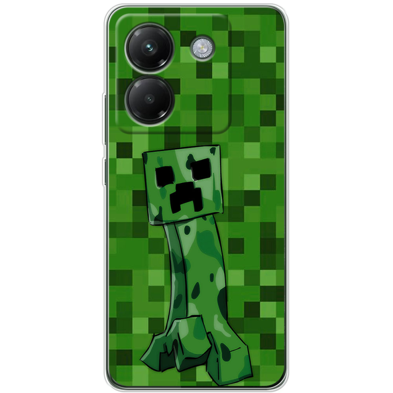 Чохол BoxFace Poco M7 Pro 5G Minecraft Creeper