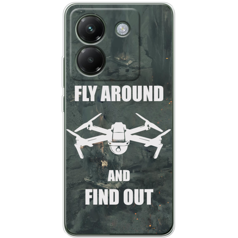 Чохол BoxFace Poco M7 Pro 5G Дрон Fly Around
