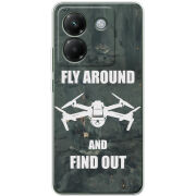 Чохол BoxFace Poco M7 Pro 5G Дрон Fly Around