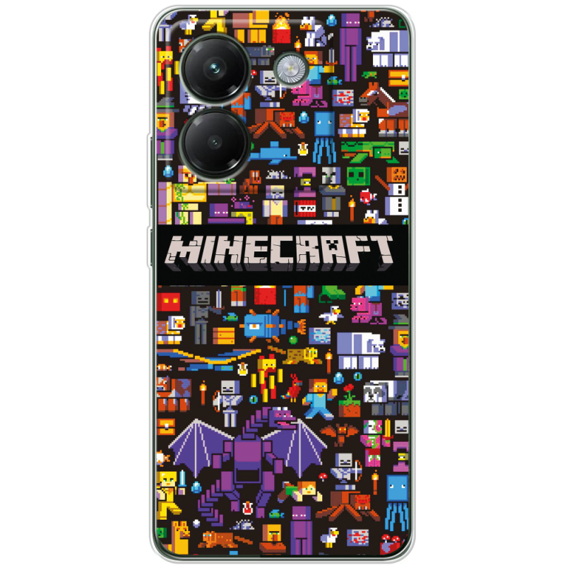 Чохол BoxFace Poco M7 Pro 5G Minecraft Mobbery