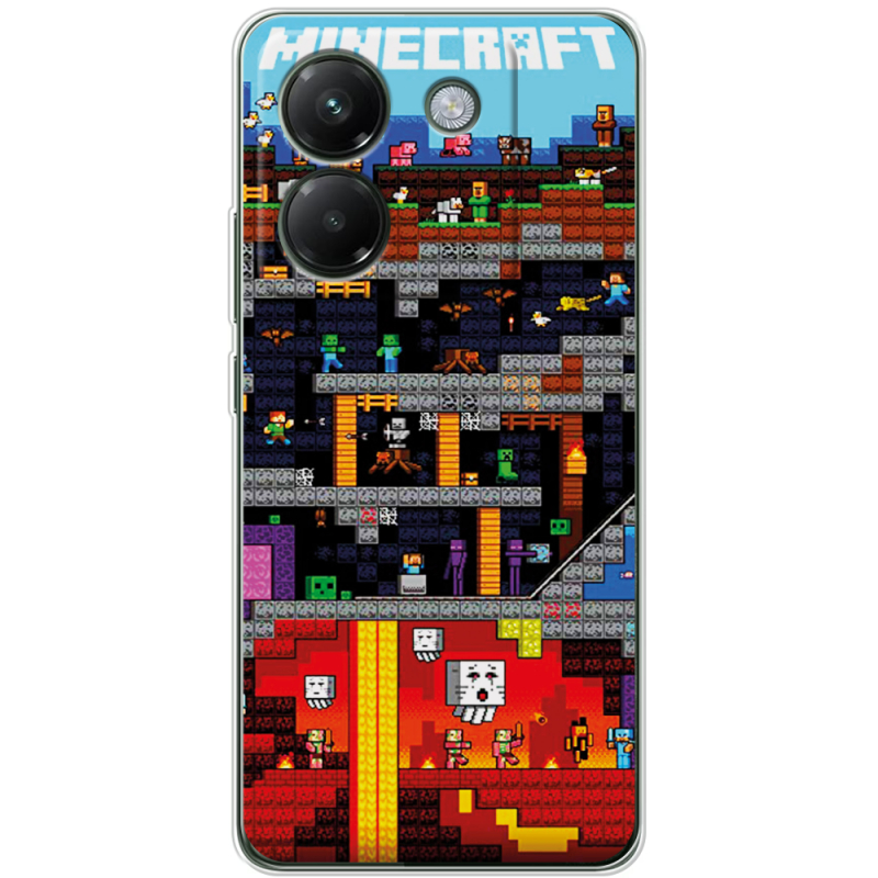 Чохол BoxFace Poco M7 Pro 5G Minecraft Lode Runner