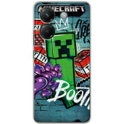 Чохол BoxFace Poco M7 Pro 5G Minecraft Graffiti