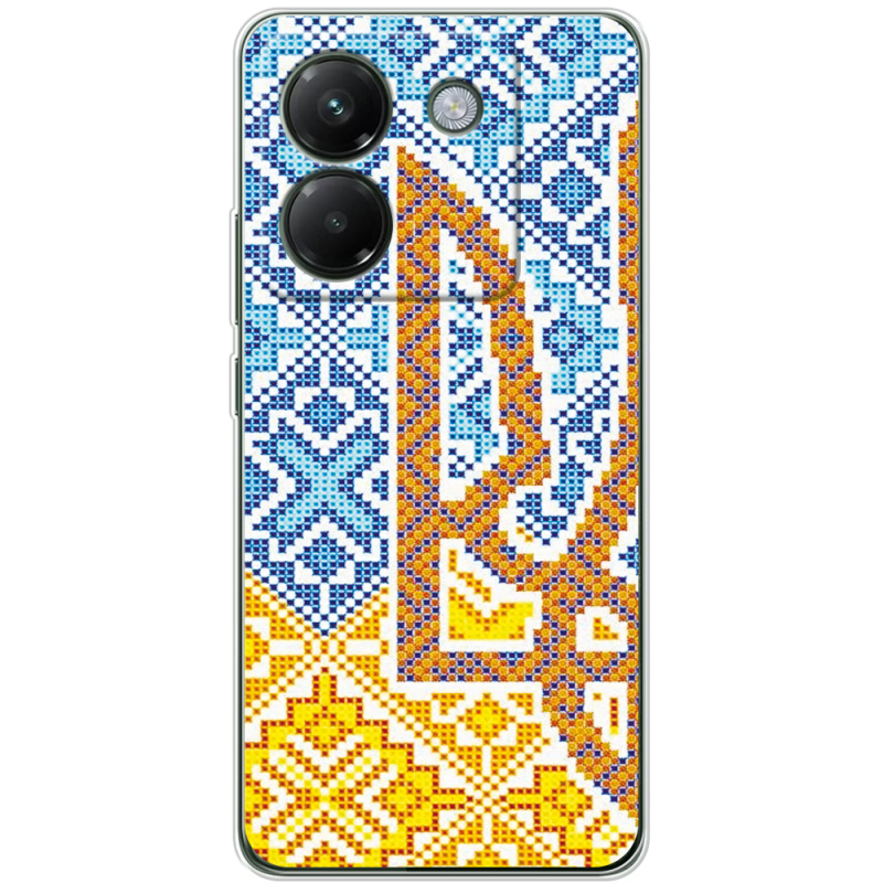 Чохол BoxFace Poco M7 Pro 5G Тризуб Вишивка