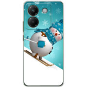 Чохол BoxFace Poco M7 Pro 5G Skier Snowman
