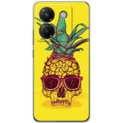 Чохол BoxFace Poco M7 Pro 5G Pineapple Skull