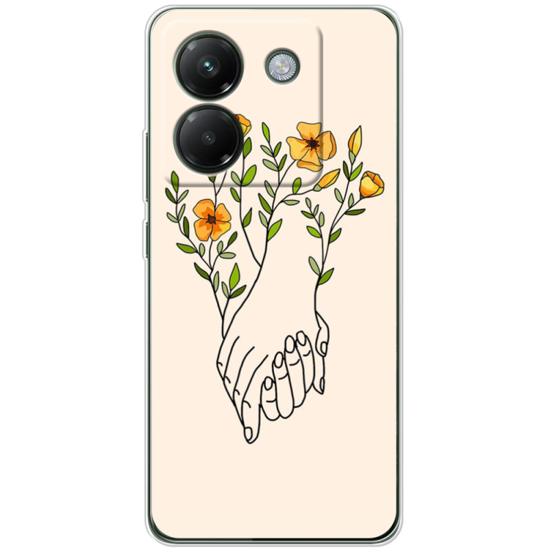 Чохол BoxFace Poco M7 Pro 5G Flower Hands