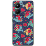 Чохол BoxFace Poco M7 Pro 5G Flying Elephants