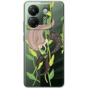 Прозорий чохол BoxFace Poco M7 Pro 5G Cute Mermaid